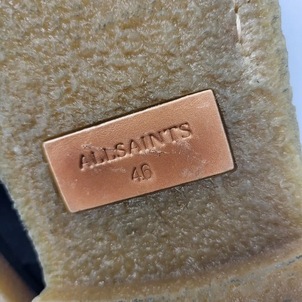 Allsaints Chelsea Boots Slip On Suede Leather